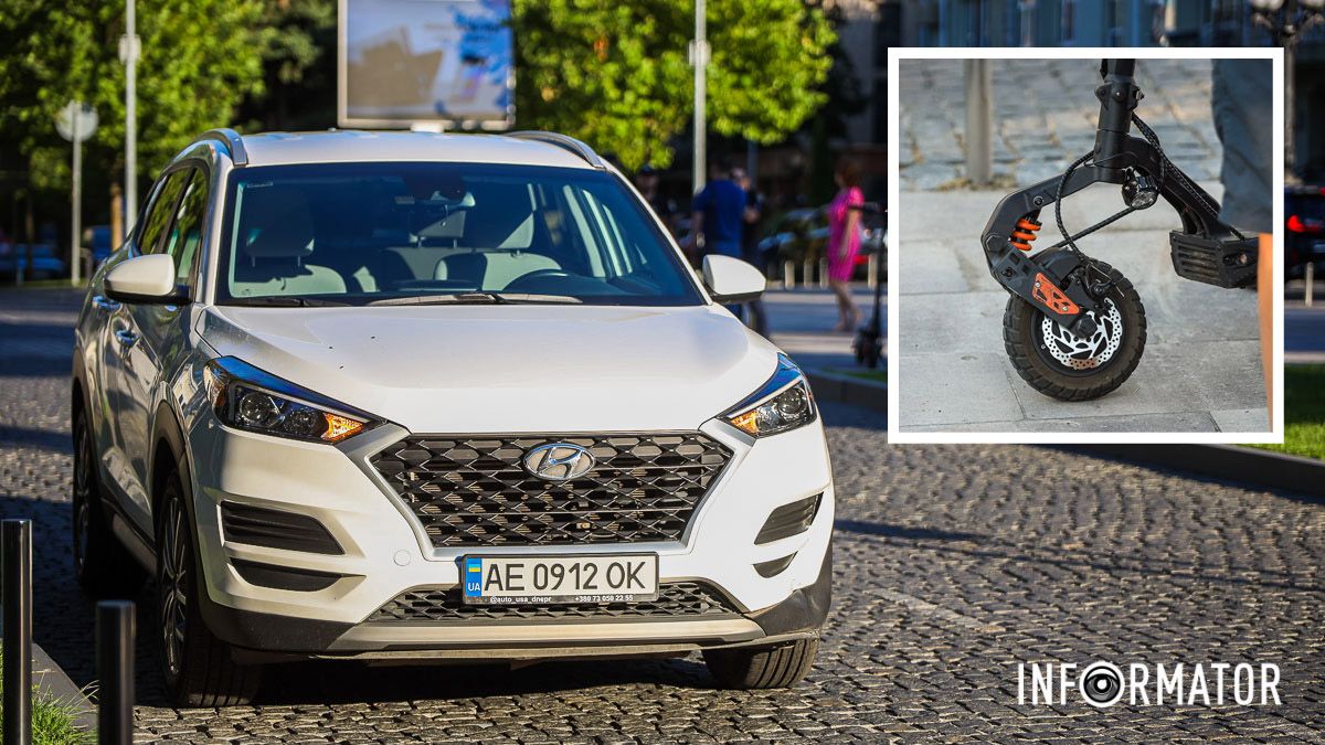 У Дніпрі на площі Шевченка Hyundai збив 12-річного хлопчика, який їхав по переходу на самокаті