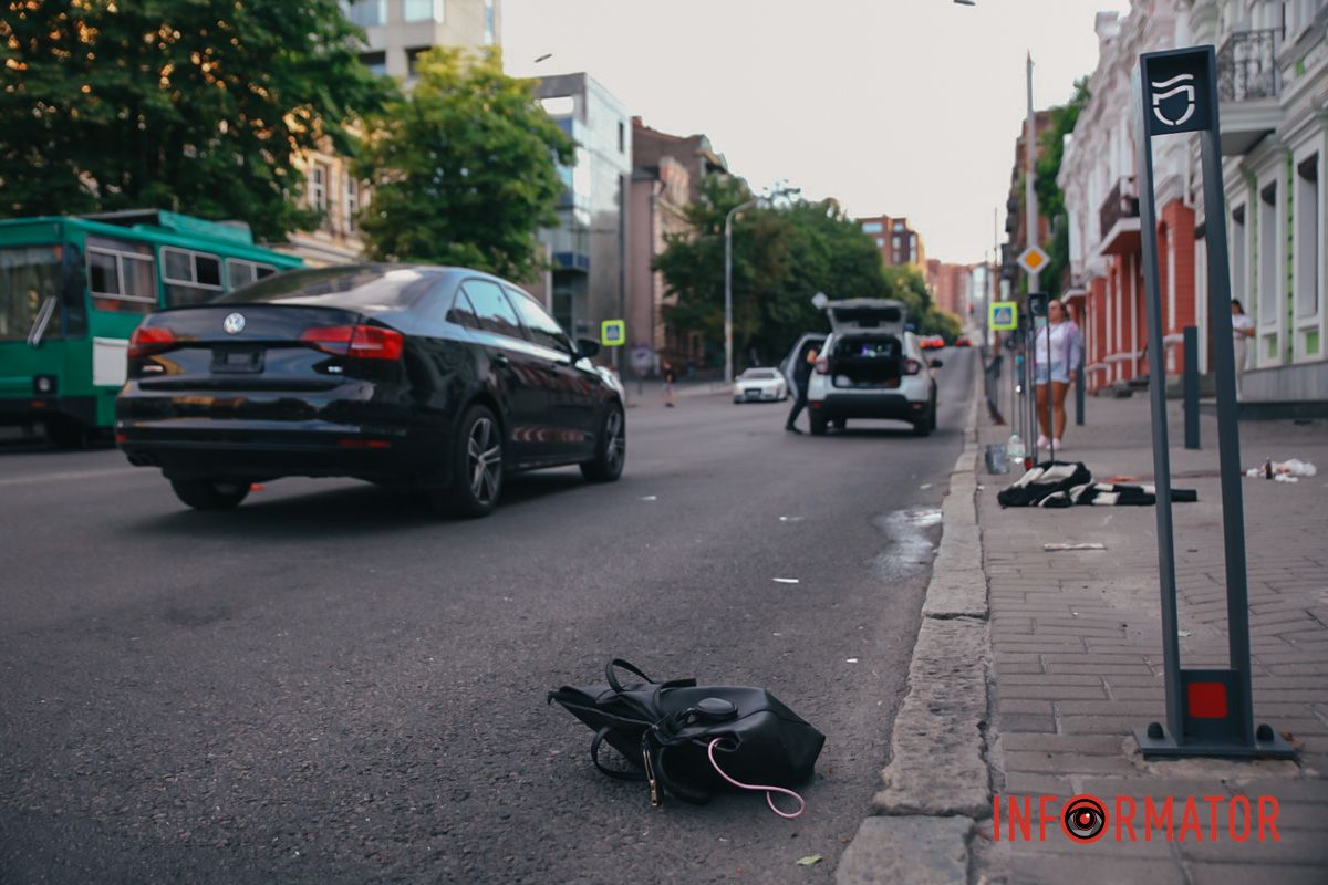 У Дніпрі на Лазаря Глоби Volkswagen збив людину: рух ускладнено 1