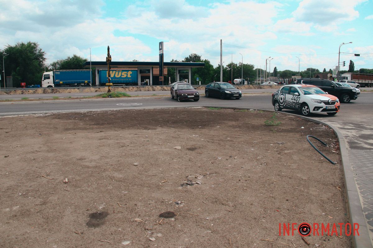 Так смотрится место, где была стелла