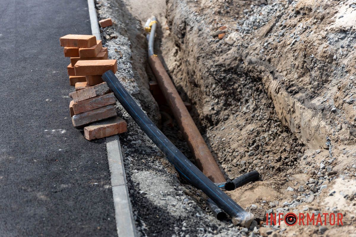 Проложили трубы