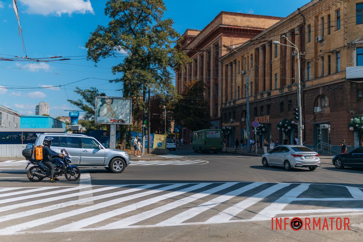 Обновленная дорожная разметка