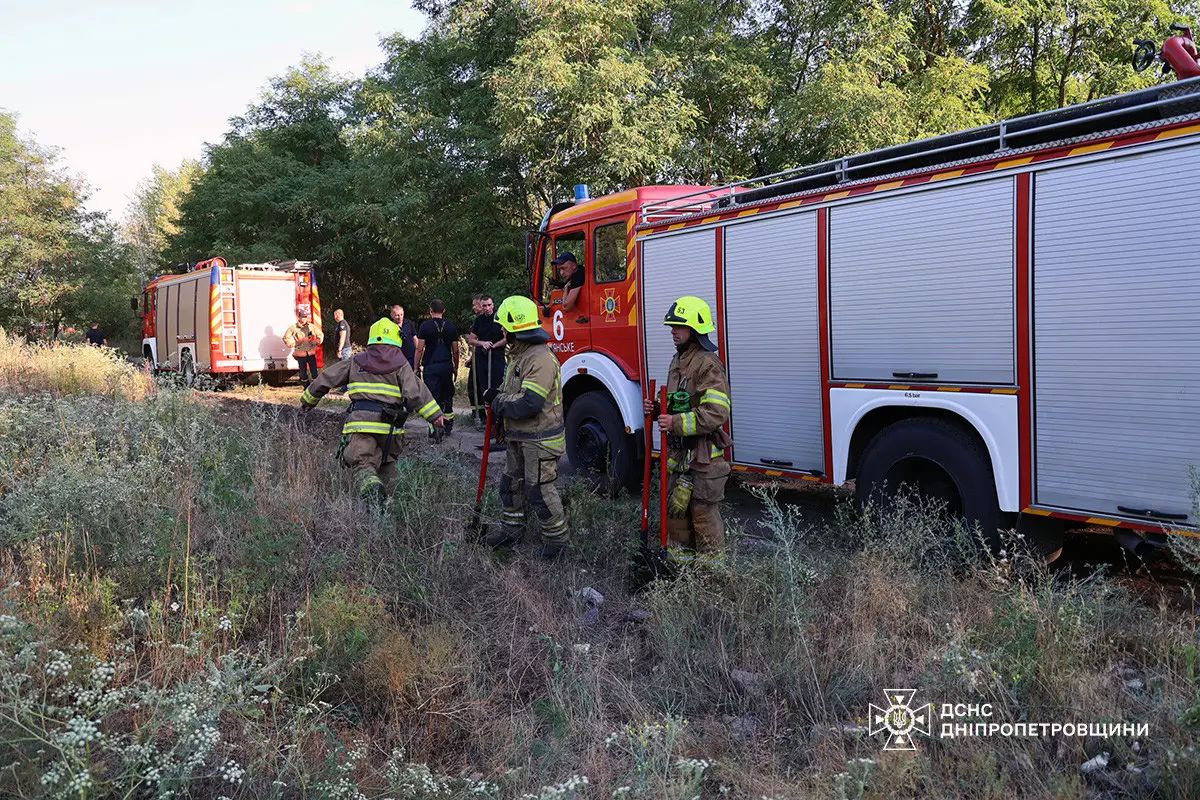 Горіла суха трава Горіла суха трава