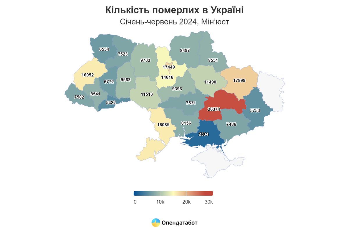 Количество умерших Количество погибших