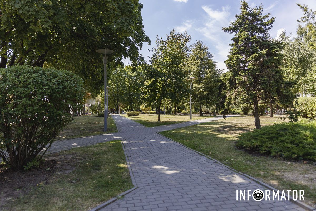 Зеленая зона находится на улице Михаила Грушевского
