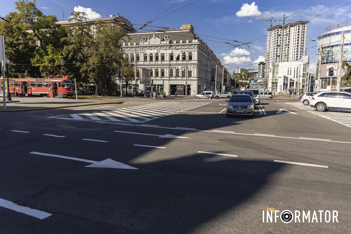 В центре Днепра обновили схему движения для транспорта