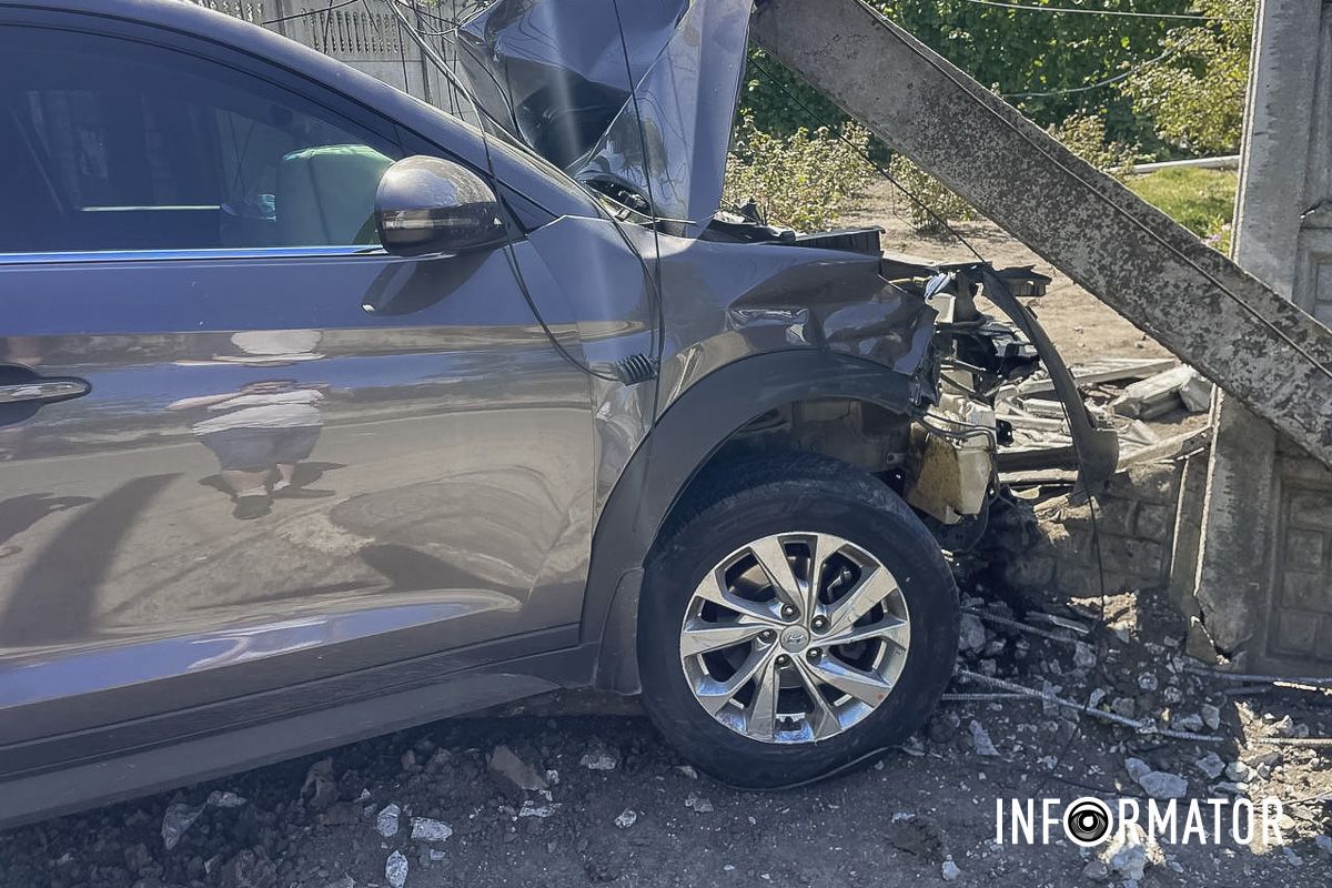 На місці ДТП працювала поліція та спеціалісти ДТЕК