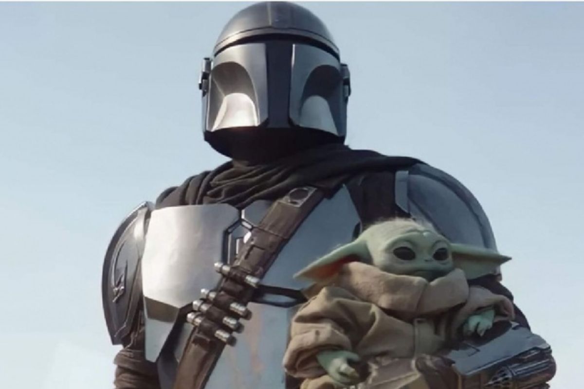 Мандалорец и малыш Грогу Мандалорец и малыш Грогу