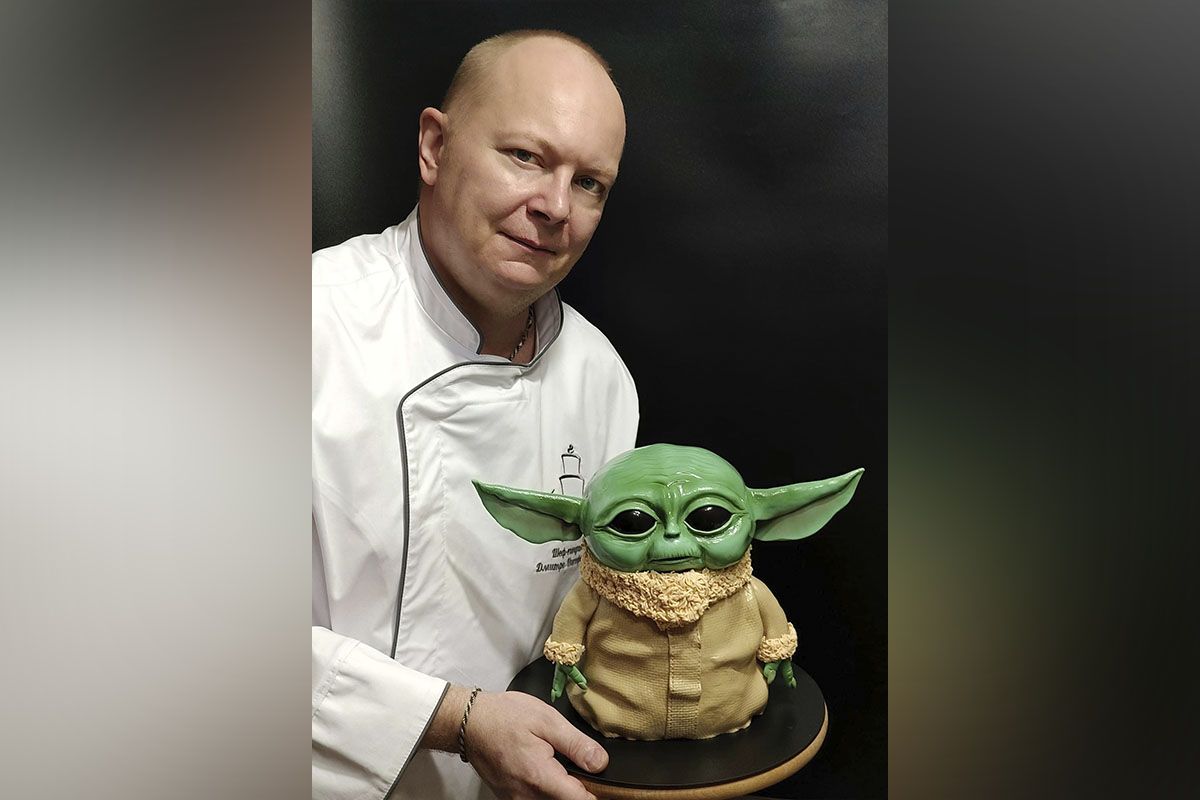 Кондитер из Днепра создал торт в виде малыша Грога Кондитер из Днепра создал торт в виде малыша Грога
