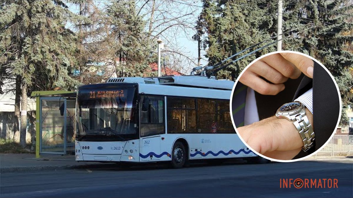 В Днепре троллейбус №21 в понедельник завершит работу раньше