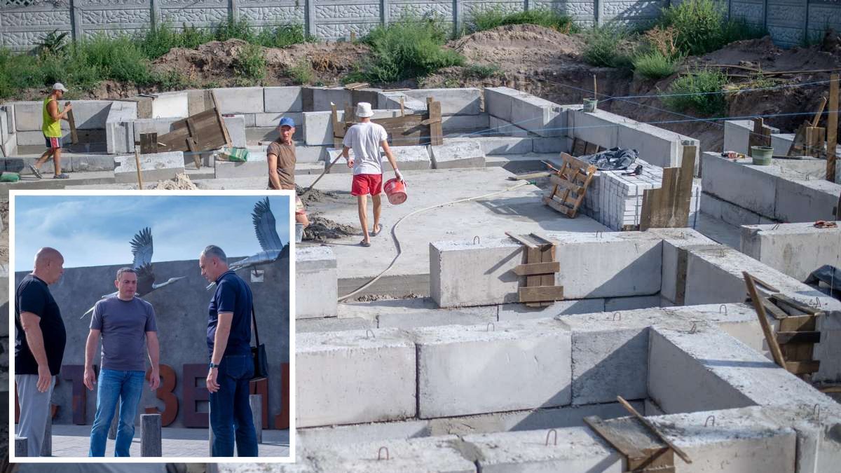 В Каменском строят современный храм ПЦУ, мемориальный комплекс и Центр социальной поддержки воинов