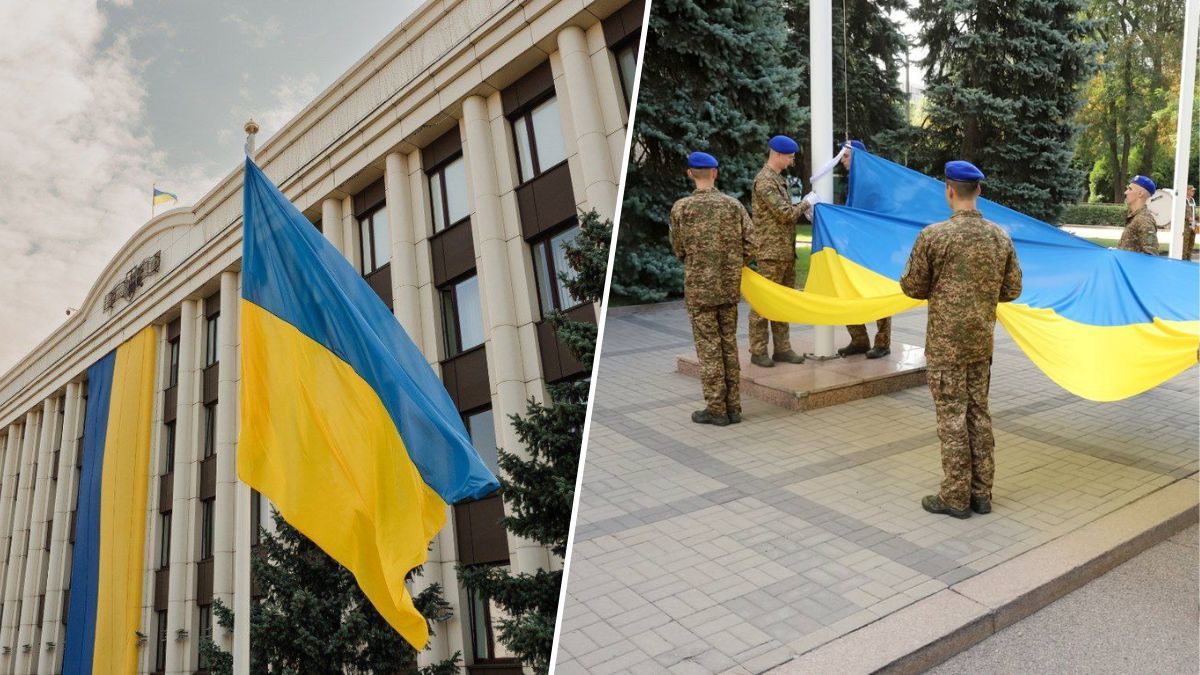 У Дніпрі підняли Державний прапор України: як це було