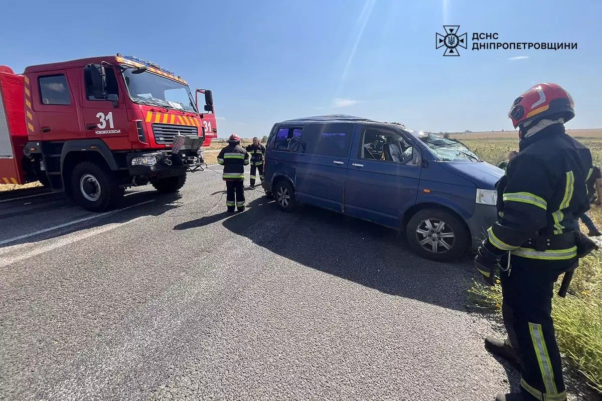 Вблизи поселка Губиниха Новомосковского района