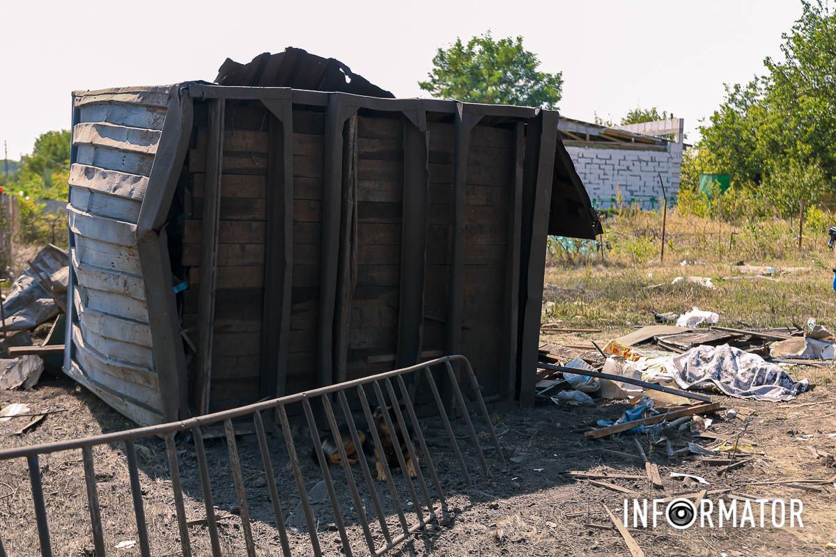 Попадания в Днепровском районе: как выглядит место удара, где погиб мужчина 16