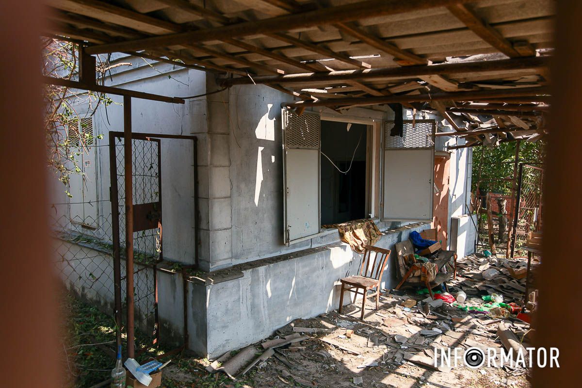 Попадания в Днепровском районе: как выглядит место удара, где погиб мужчина 18