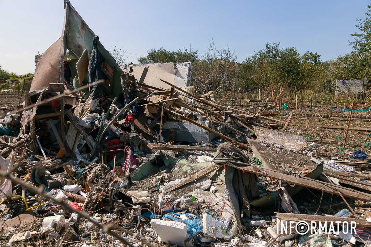 Попадания в Днепровском районе: как выглядит место удара, где погиб мужчина 20