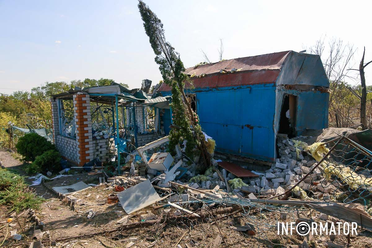 Попадания в Днепровском районе: как выглядит место удара, где погиб мужчина 22