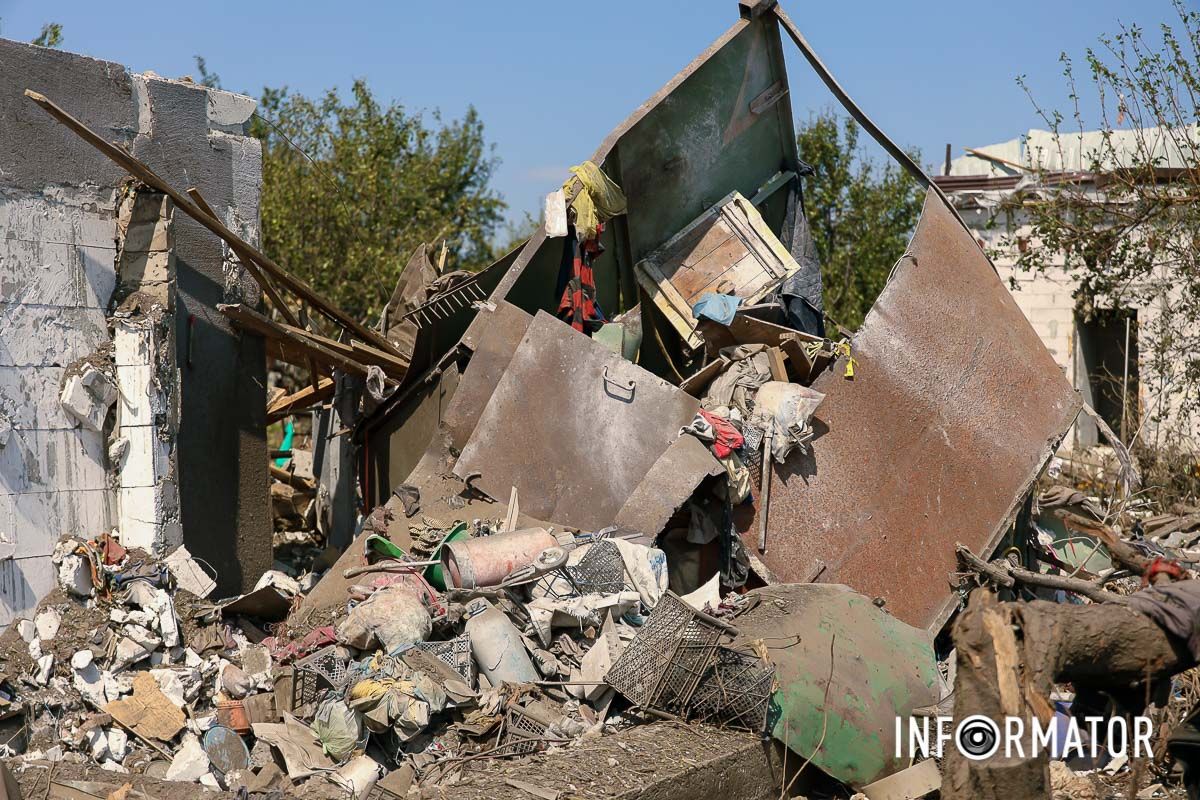 Попадания в Днепровском районе: как выглядит место удара, где погиб мужчина 24