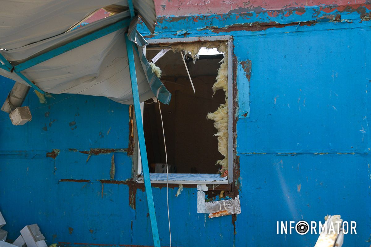 Попадания в Днепровском районе: как выглядит место удара, где погиб мужчина 30