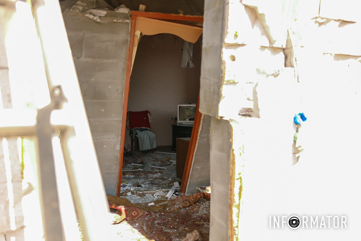 Попадания в Днепровском районе: как выглядит место удара, где погиб мужчина 33