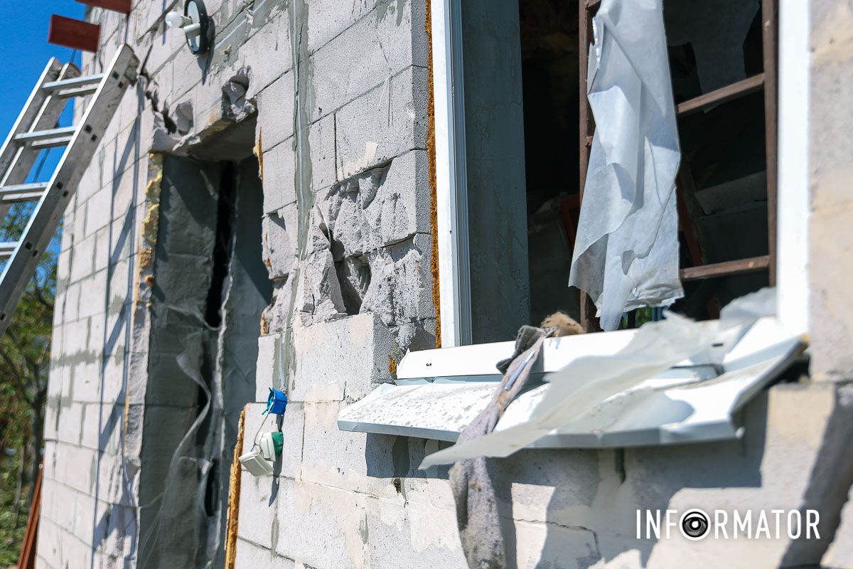 Попадания в Днепровском районе: как выглядит место удара, где погиб мужчина 34