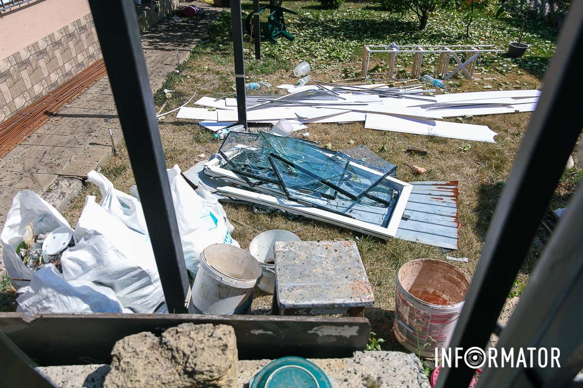 Попадания в Днепровском районе: как выглядит место удара, где погиб мужчина 36