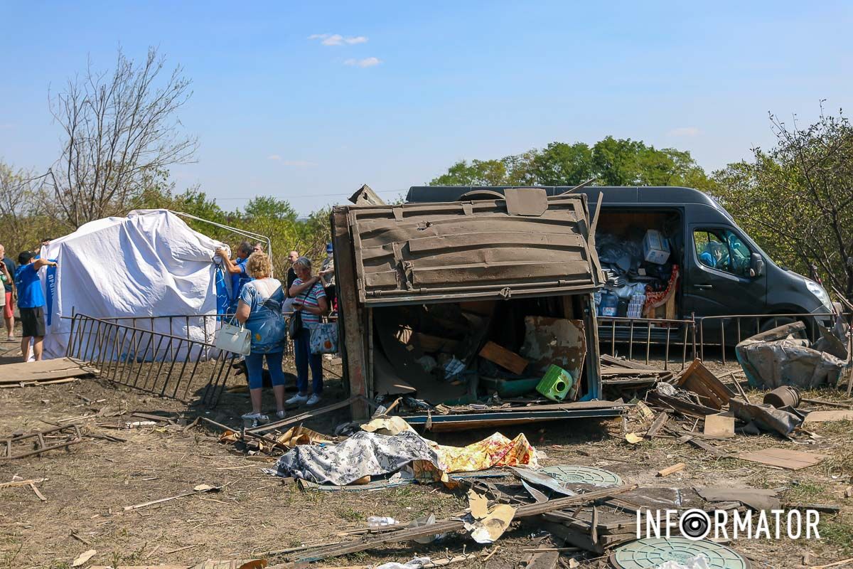 Попадания в Днепровском районе: как выглядит место удара, где погиб мужчина 40
