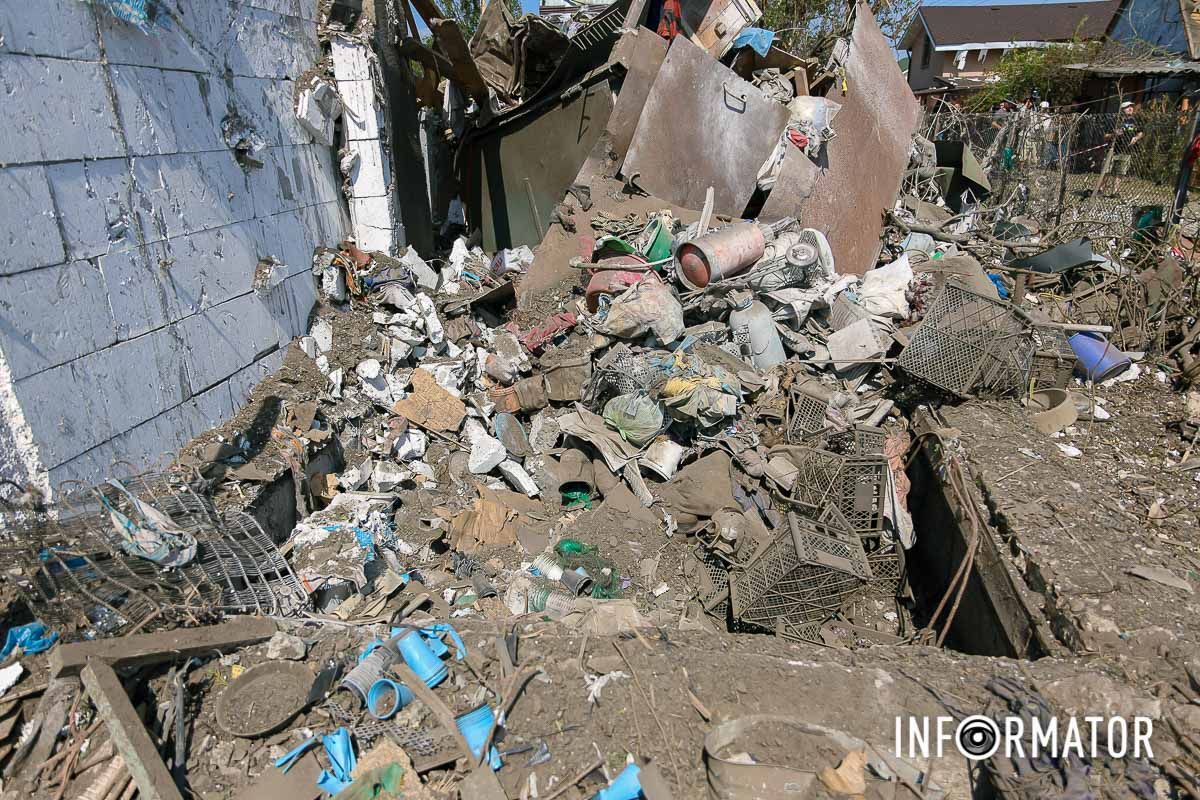 Попадания в Днепровском районе: как выглядит место удара, где погиб мужчина 42