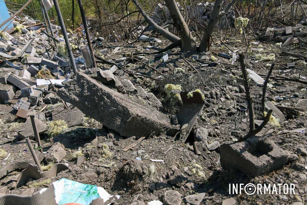 Попадания в Днепровском районе: как выглядит место удара, где погиб мужчина 7