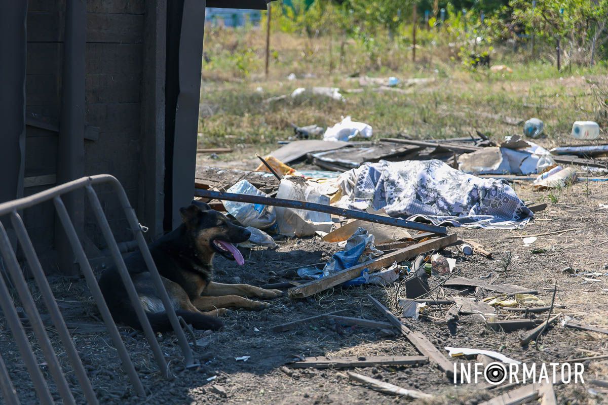 Попадания в Днепровском районе: как выглядит место удара, где погиб мужчина 4