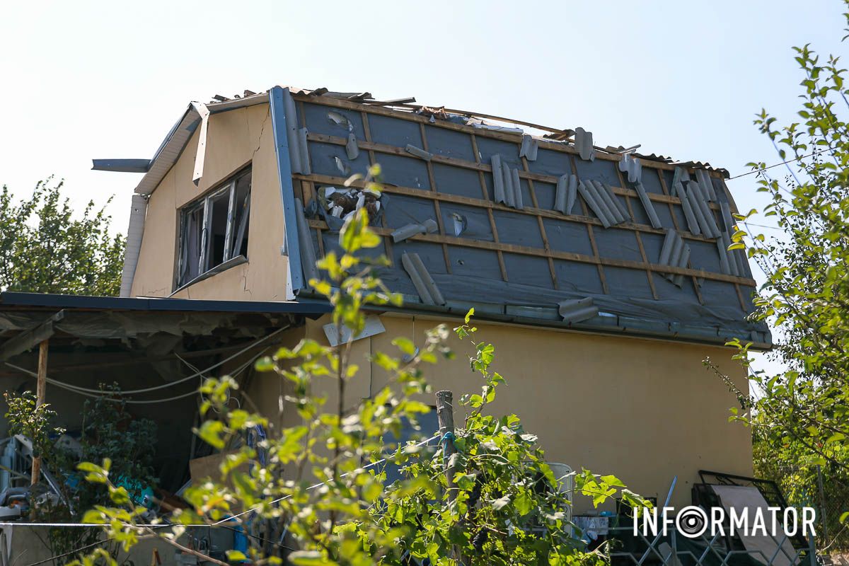 Попадания в Днепровском районе: как выглядит место удара, где погиб мужчина 6