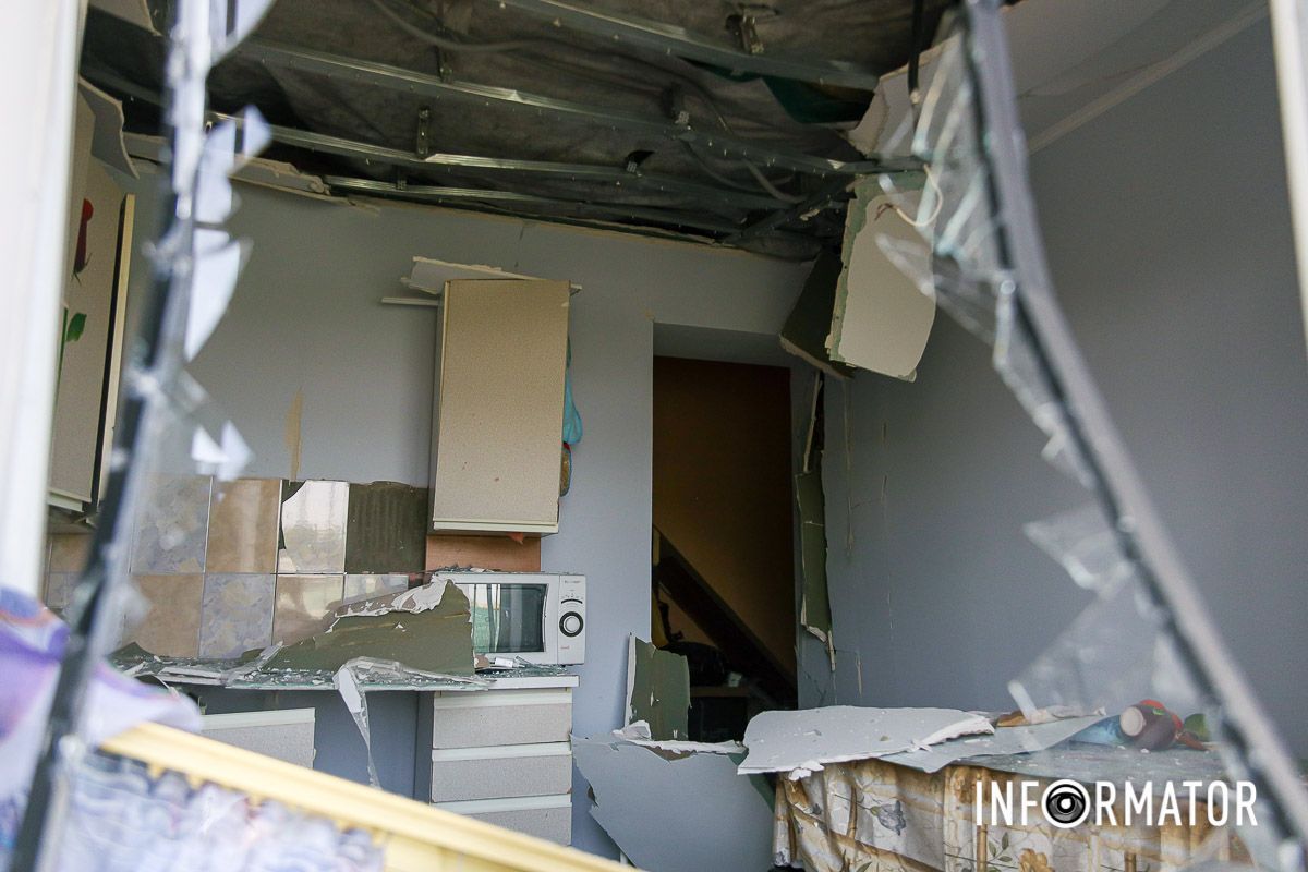 Попадания в Днепровском районе: как выглядит место удара, где погиб мужчина 10