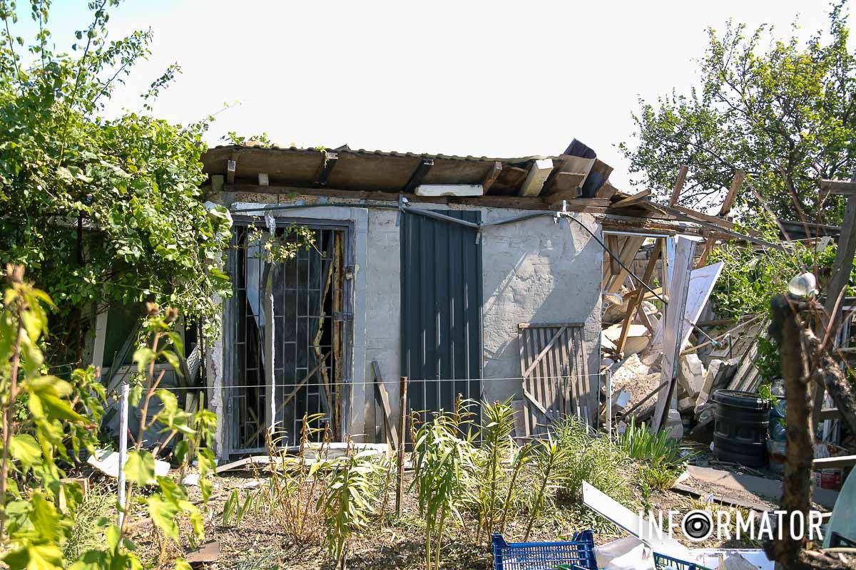 Попадания в Днепровском районе: как выглядит место удара, где погиб мужчина 14