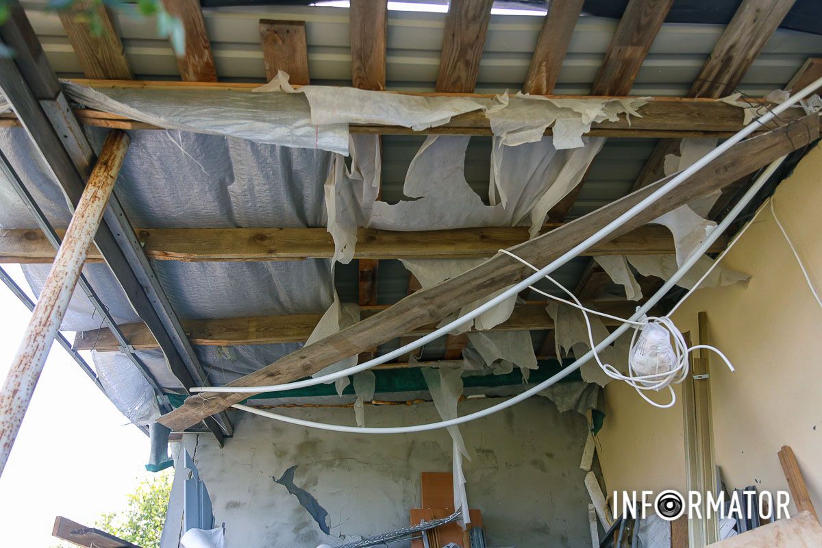 Попадания в Днепровском районе: как выглядит место удара, где погиб мужчина 15