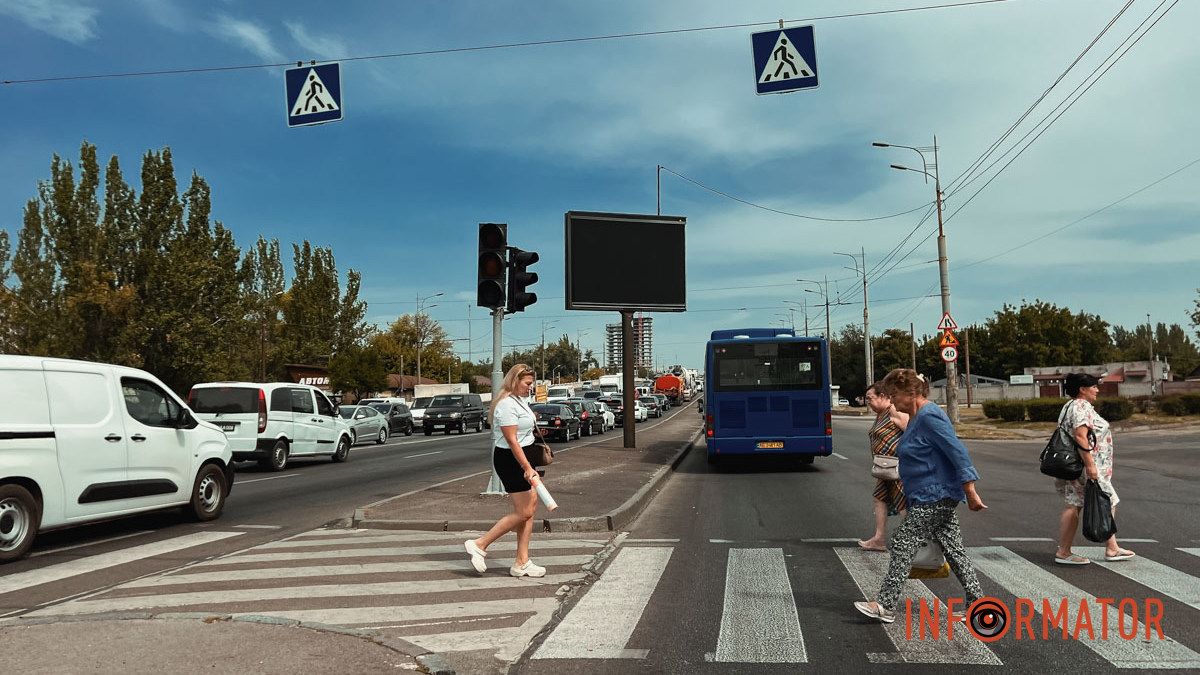 В Днепре из-за отключения света город погрузился в пробки