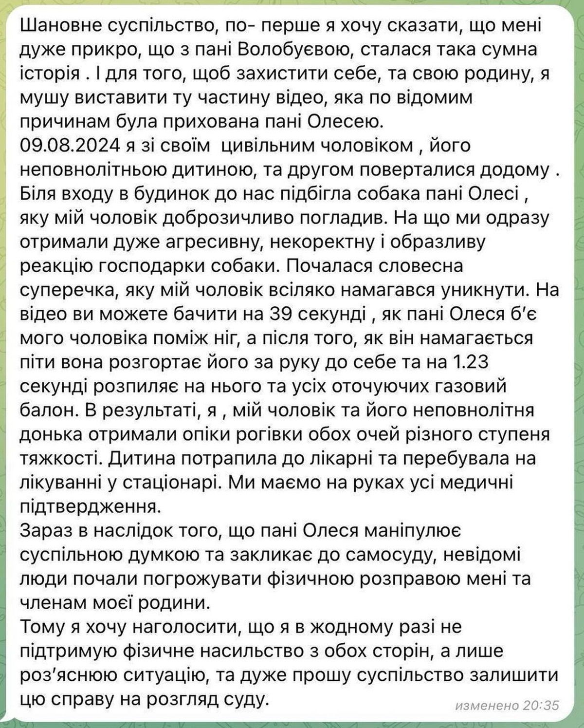 В Днепре мужчины избили активистку, жену раненого военнослужащего: появилось две версии события 1