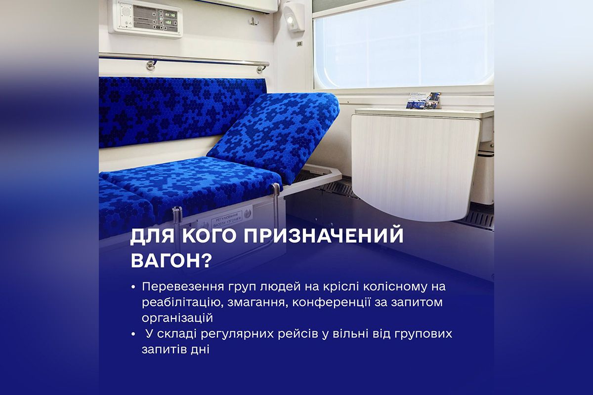 Для кого призначений вагон 