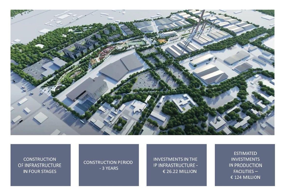 Визуализация индустриального парка в Днепре