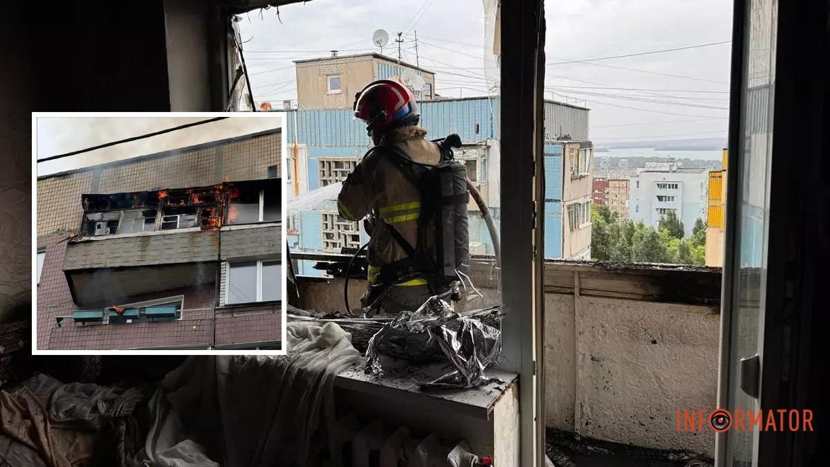 Застал пожар в свой выходной: в Днепре в Экипажном переулке спасатель эвакуировал пострадавшего из задымленного здания