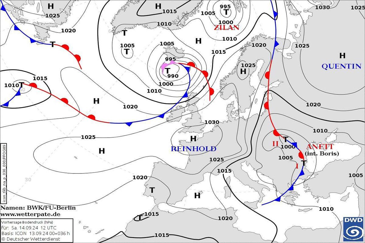 На 14 и 15 сентября прогнозируют сильный ветер