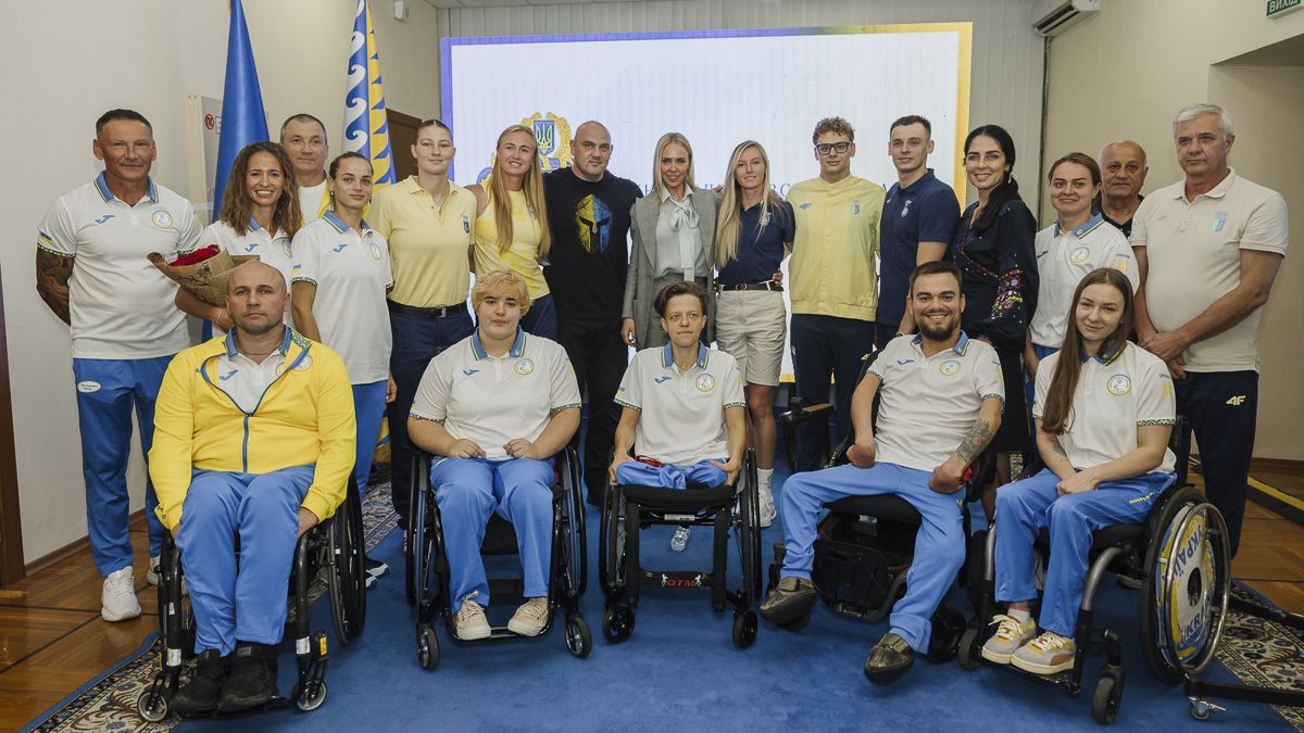 На Дніпропетровщині урочисто привітали з поверненням додому олімпійців і паралімпійців