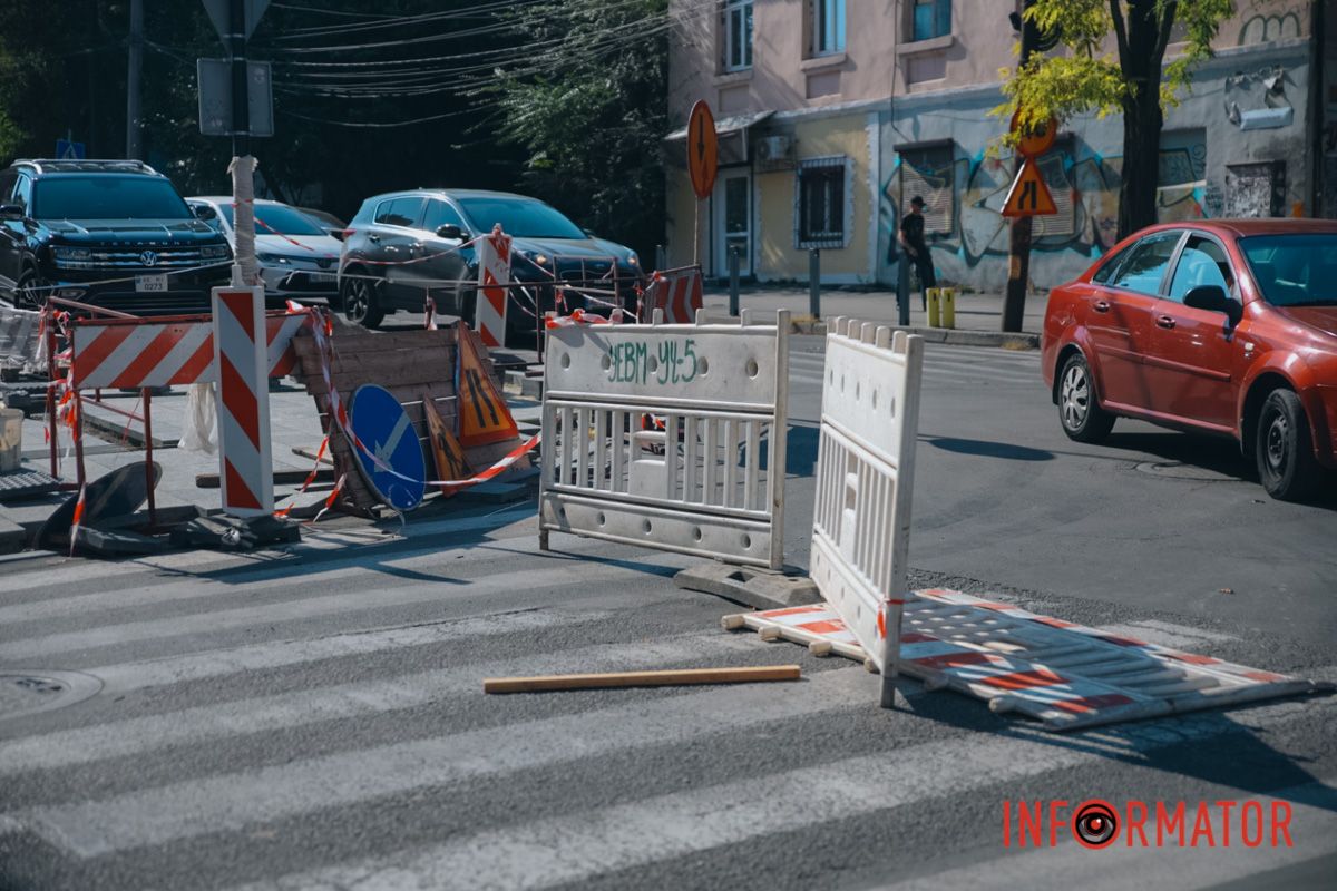 В Днепре перекрыли движение по улице Паторжинского: причина 1