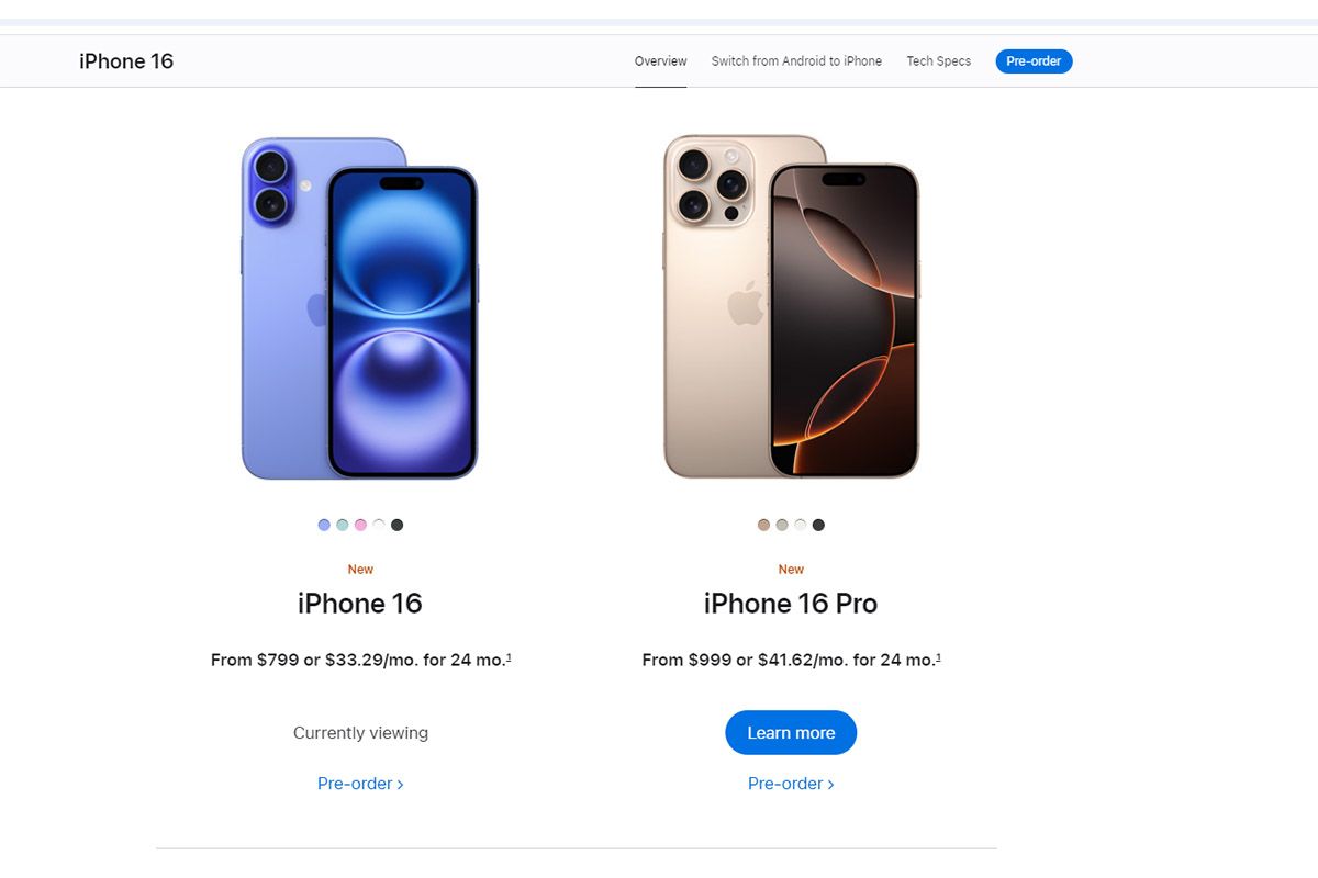 В Украине стартовали предзаказы на iPhone 16 В Украине стартовали предзаказы на iPhone 16