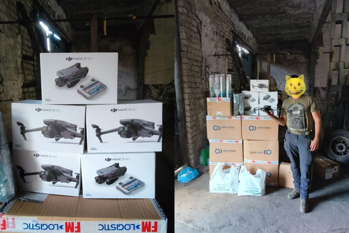 Беспилотчики DJI Mavic PRO 3 в 25-ю ОПГБр Дмитрий Кисилевский передал дроны DJI Mavic PRO 3 десантникам из 25-й Сечеславской бригады 1