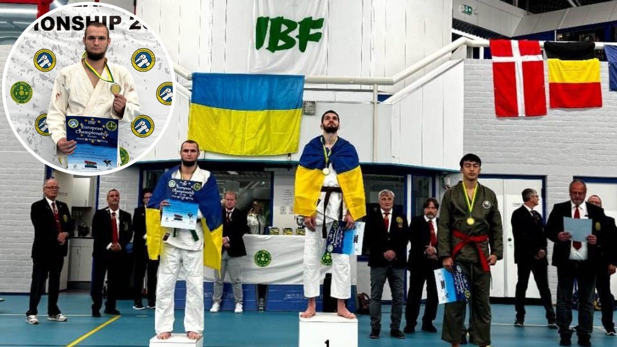 Поліцейський з Дніпра Єгор Набока виборов срібну медаль на Чемпіонаті Європи з рукопашного бою