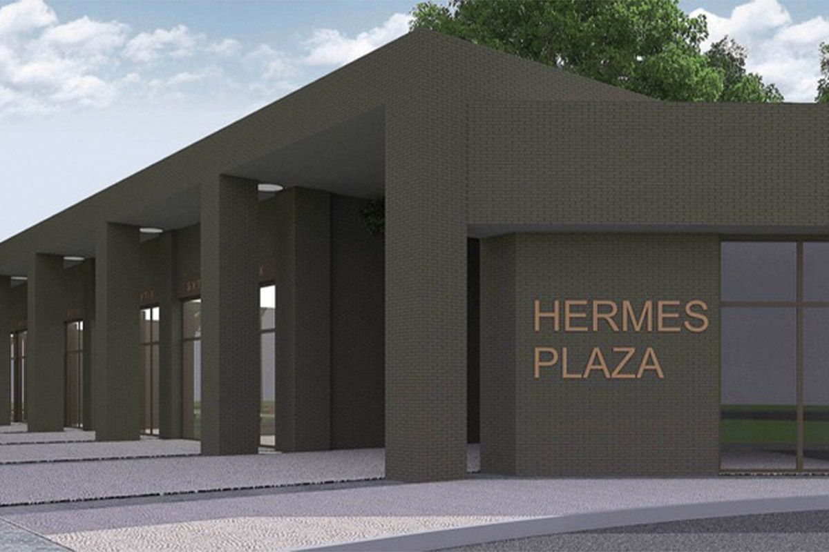 Форму будівлі та її архітектуру продиктували форма ділянки та її розположення Форму будівлі та її архітектуру продиктували форма ділянки та її розположення