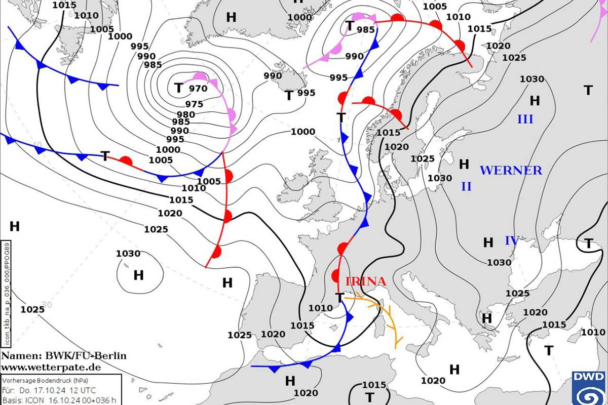 Антициклон Werner Антициклон Werner