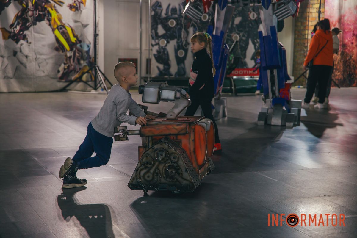 Маленькие посетители выставки