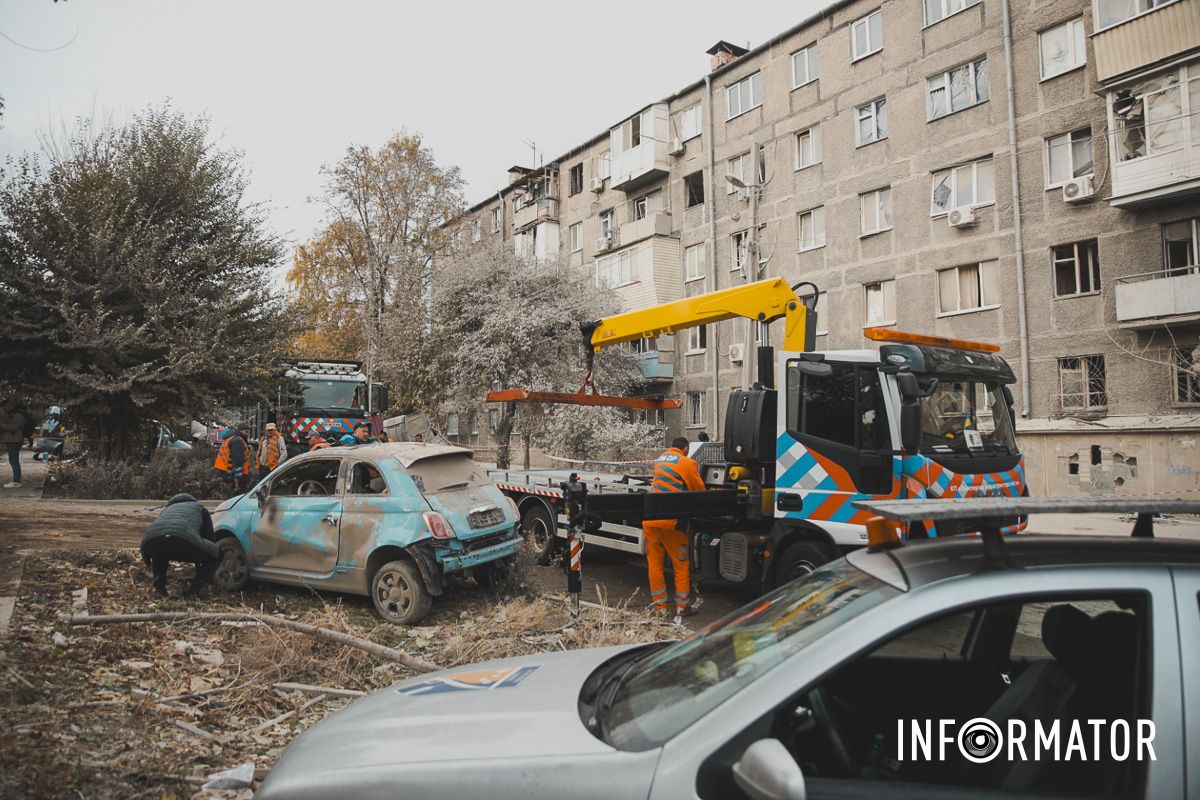 Ракетный удар по Днепру: как выглядит место прилета по жилому дому 5