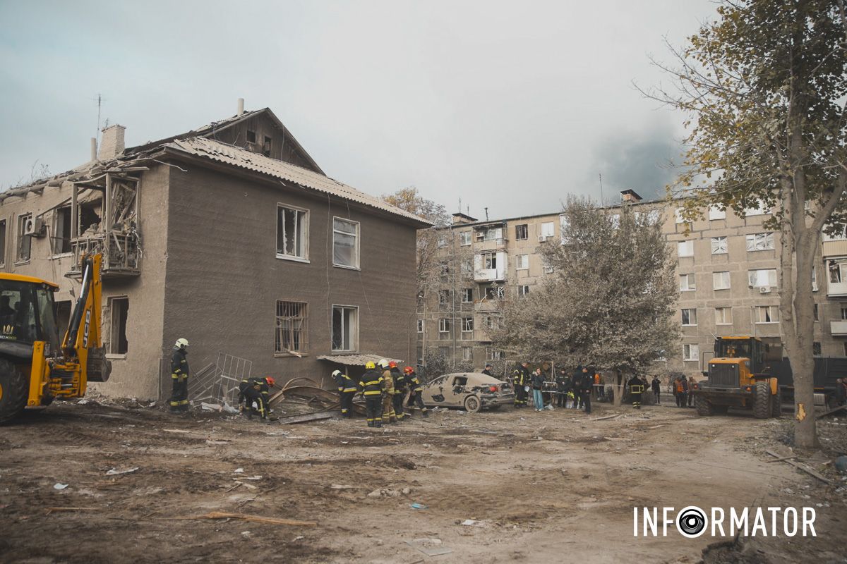 Ракетный удар по Днепру: как выглядит место прилета по жилому дому 20