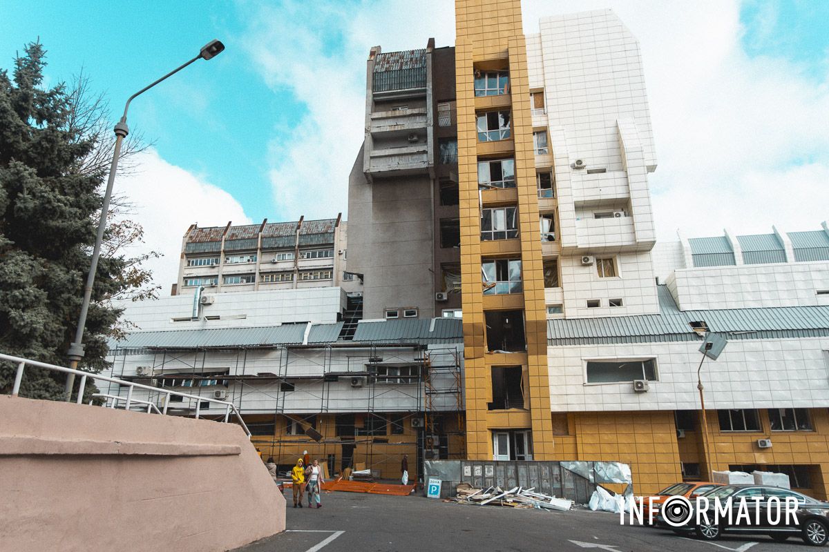 Поврежденная больница Мечникова